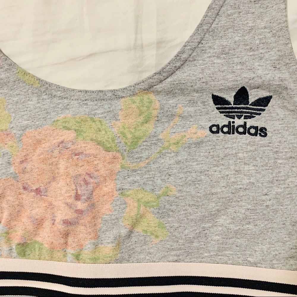 Adidas Originals Pastel Rose Cropped Top / Bra - Picture 9 of 16